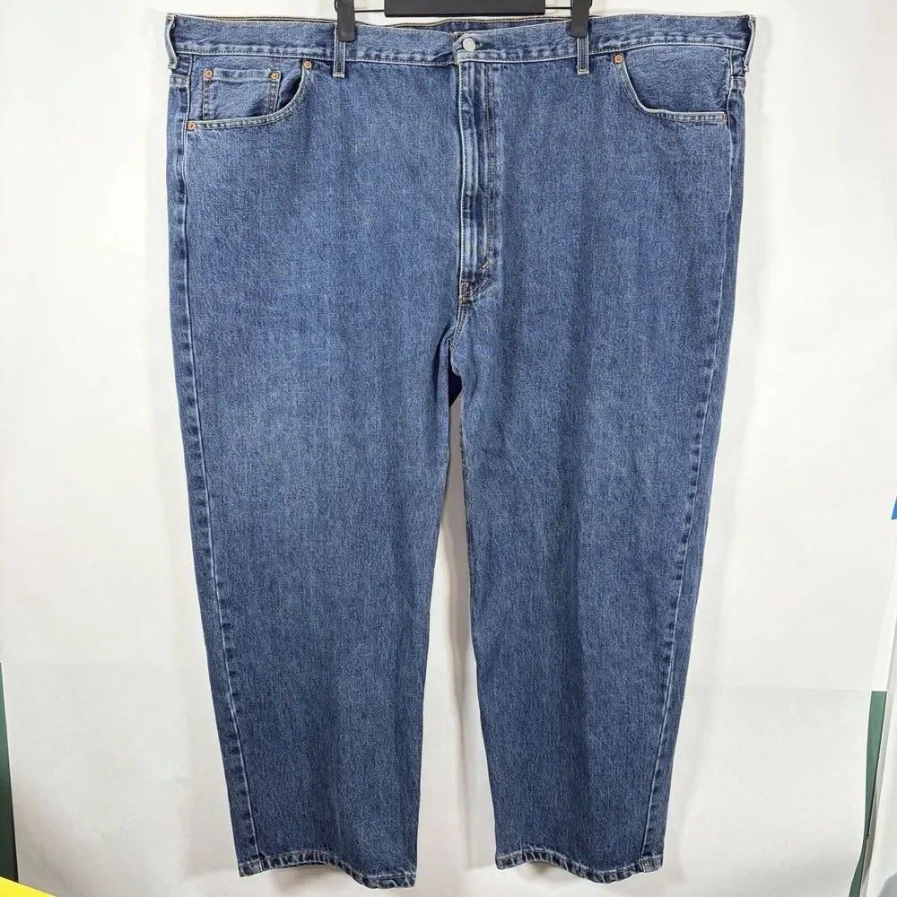 Levi’s 550 Relaxed Fit Jeans Mens Size 54x30 Blue Medium Wash Straight Leg